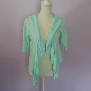 NWOT liv cardigan, Robin's Egg Blue, sz M